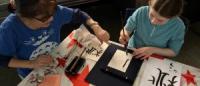 Japanese Calligraphy Workshop at Hornsey Library - Photos