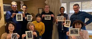 Woodblock Printing Workshop with Hiroko Imada (Feb) - Photos