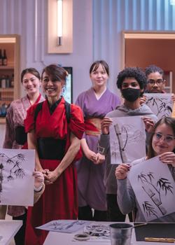 Calligraphy and Sumi-e Workshops at Reading Biscuit Factory Cinema