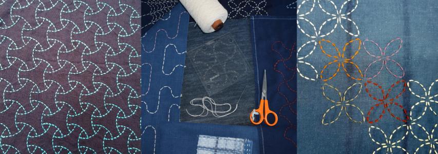 ONLINE EVENT – Moyozashi Sashiko (stab stitch) Workshop