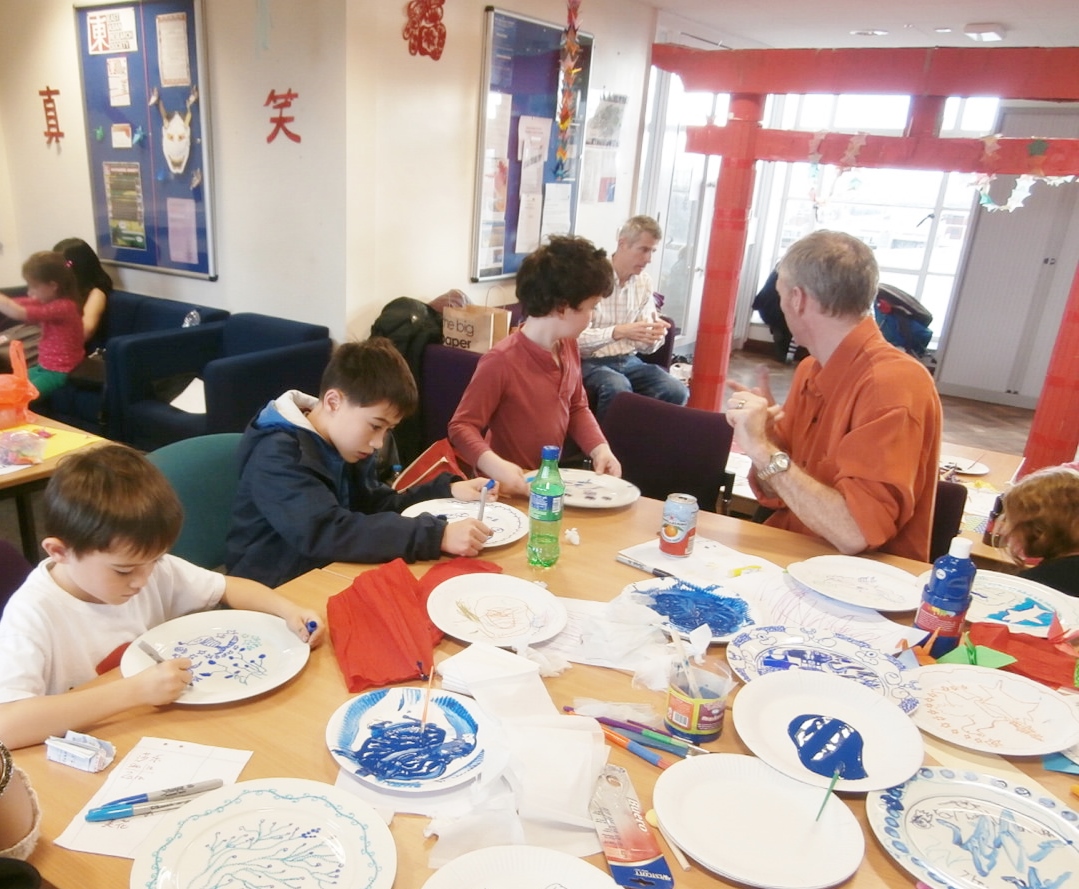 Children of former students get to do a range of activities during open day